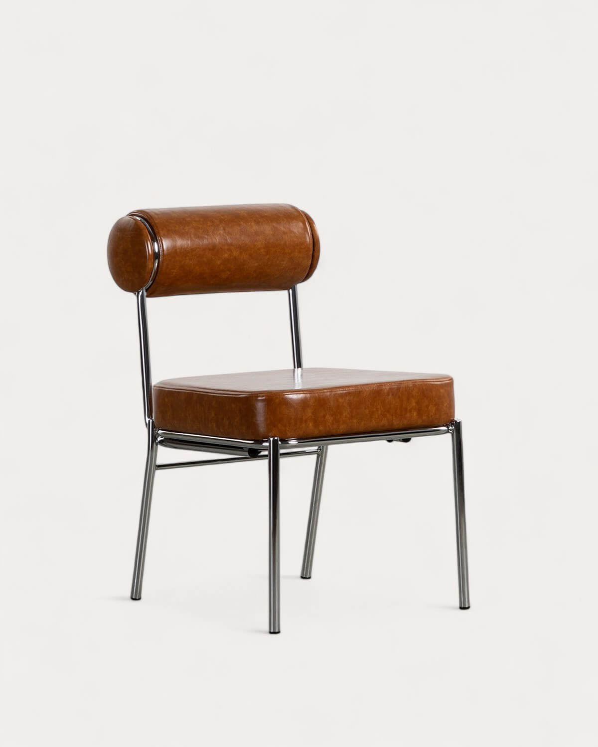Elin Faux Leather and Metal Dining Chair