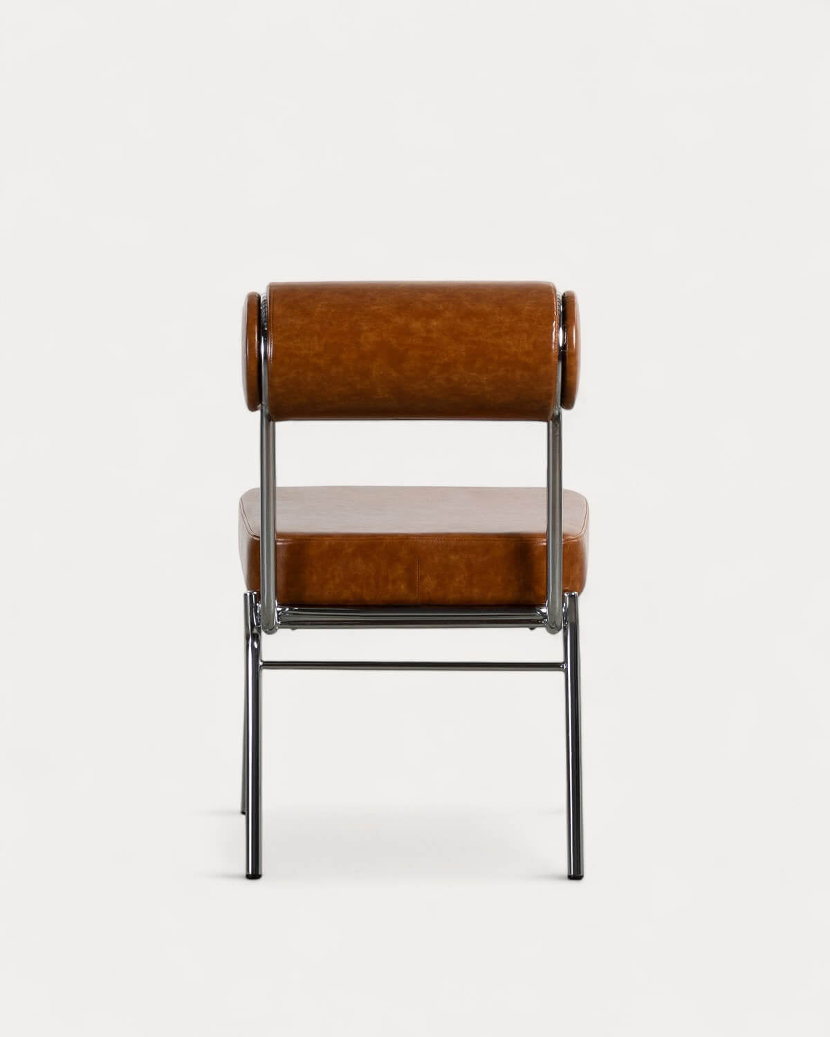 Elin Faux Leather and Metal Dining Chair