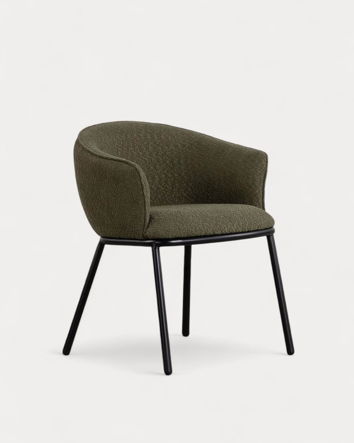 Bonie Fabric and Metal Dining Chair