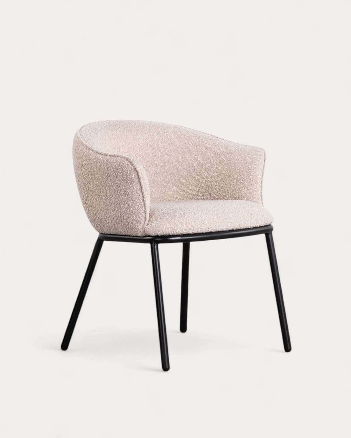 Bonie Fabric and Metal Dining Chair