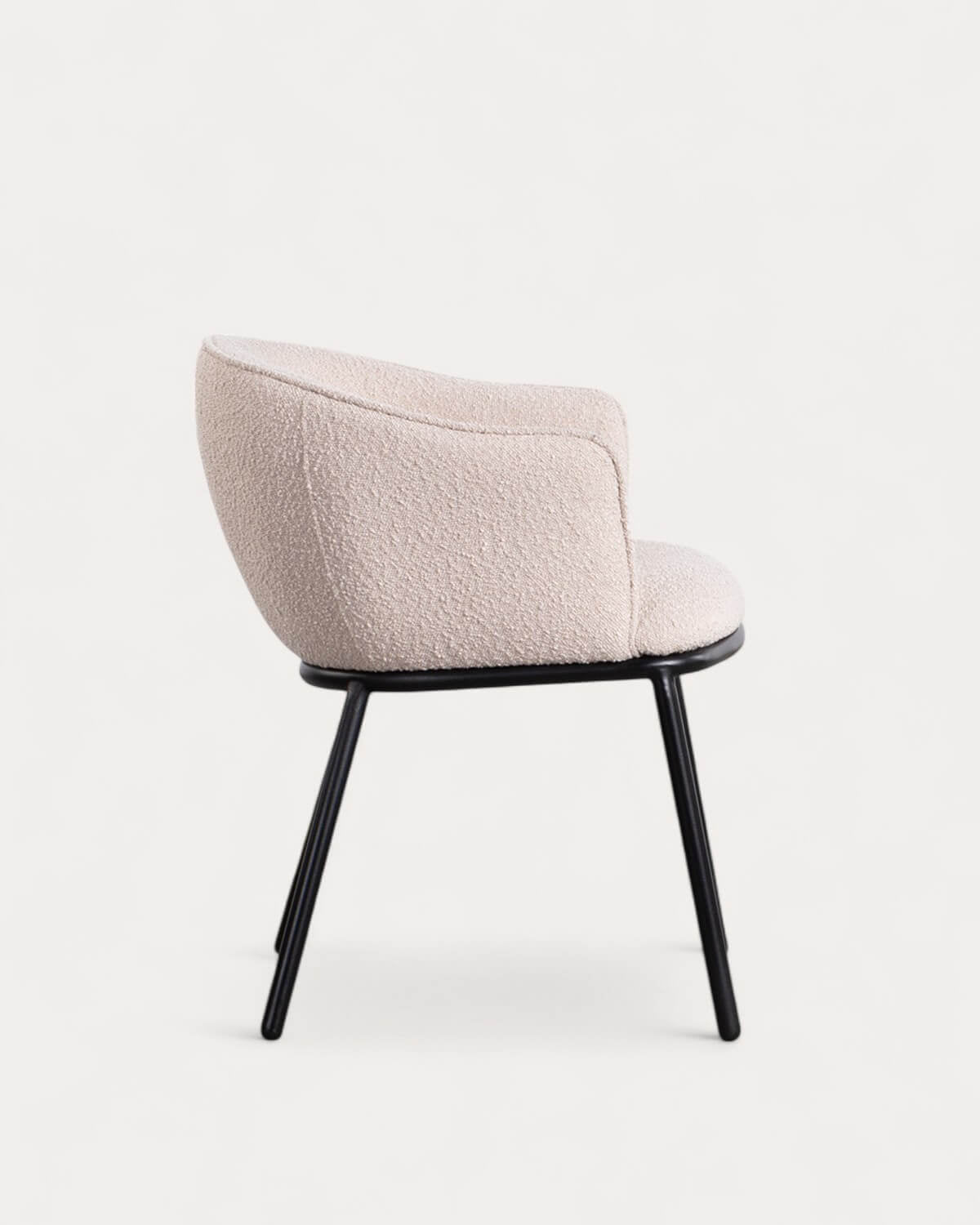 Bonie Fabric and Metal Dining Chair
