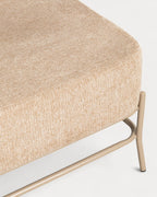 Elin Soft fabric and metal armchair