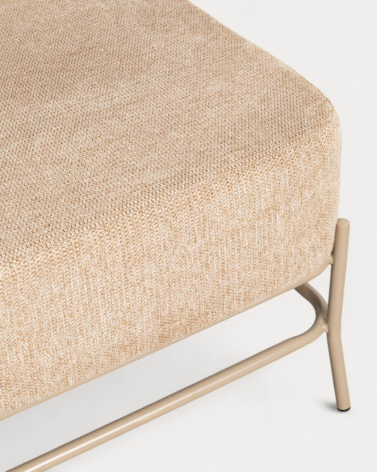 Elin Soft fabric and metal armchair