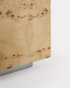 Wood and metal base 35x35 cm Gunar