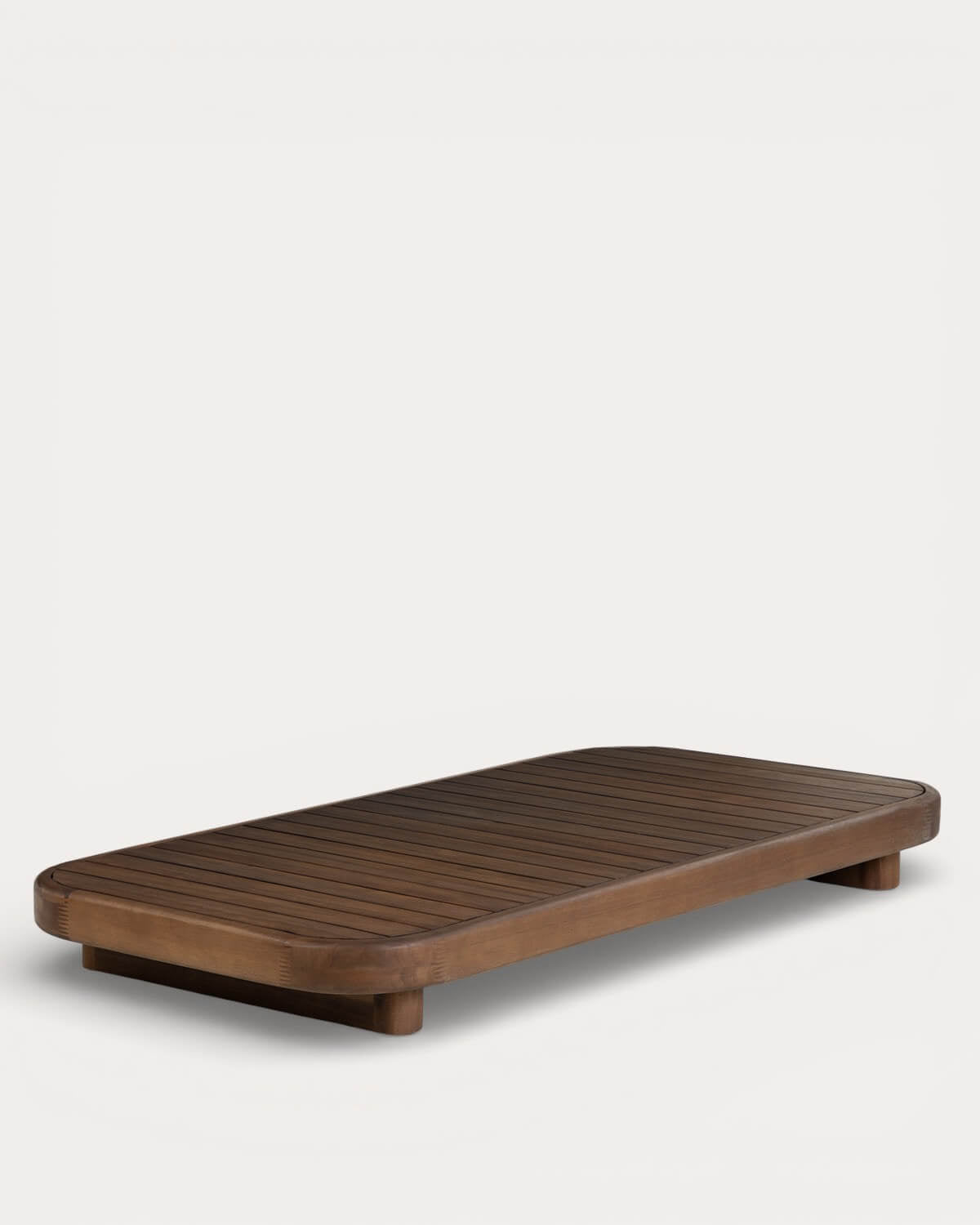 Rectangular outdoor coffee table 150x70 cm in acacia wood Redik