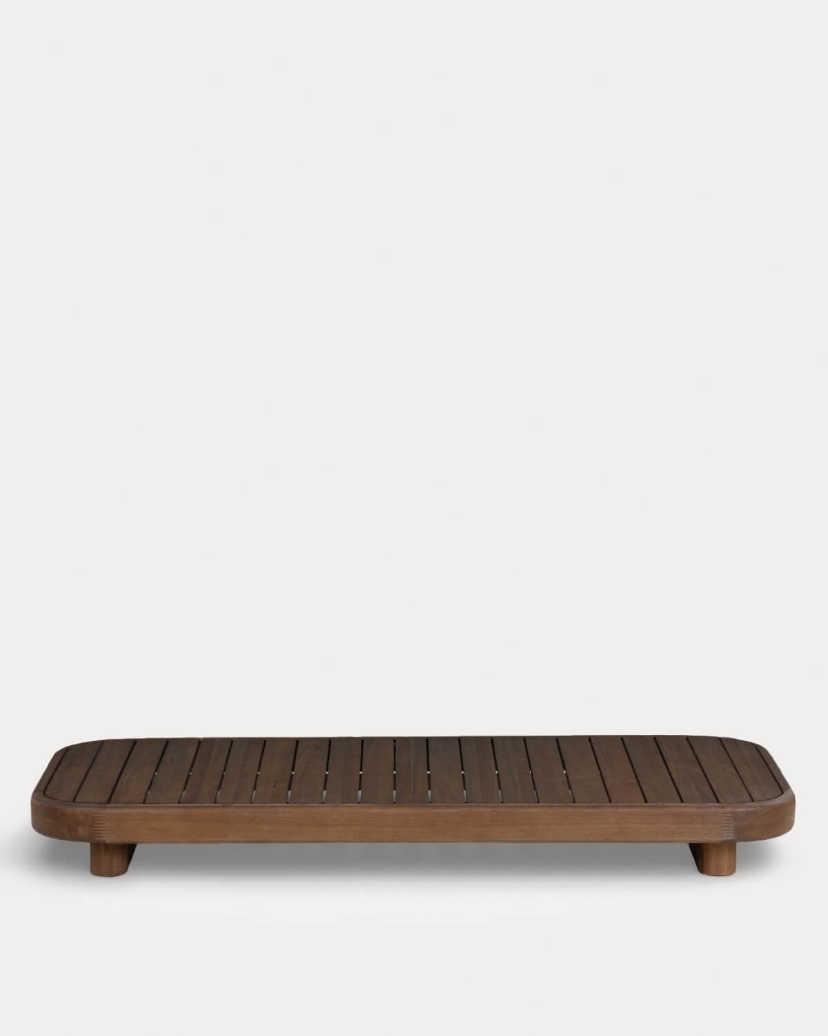 Rectangular outdoor coffee table 150x70 cm in acacia wood Redik