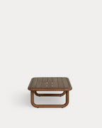Edvard rectangular outdoor coffee table 110x65 cm in eucalyptus wood
