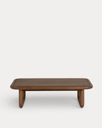 Rectangular coffee table 110x65 cm in eucalyptus wood Edvard