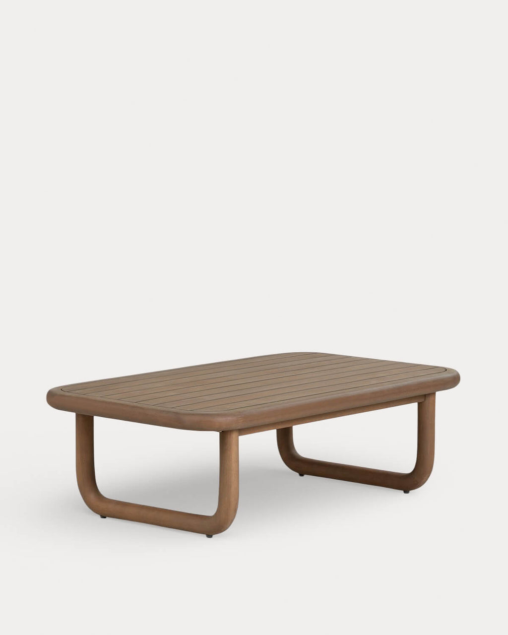 Edvard rectangular outdoor coffee table 110x65 cm in eucalyptus wood