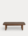 Edvard rectangular outdoor coffee table 110x65 cm in eucalyptus wood