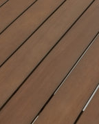 Elnes rectangular outdoor coffee table 110x65 cm in eucalyptus wood