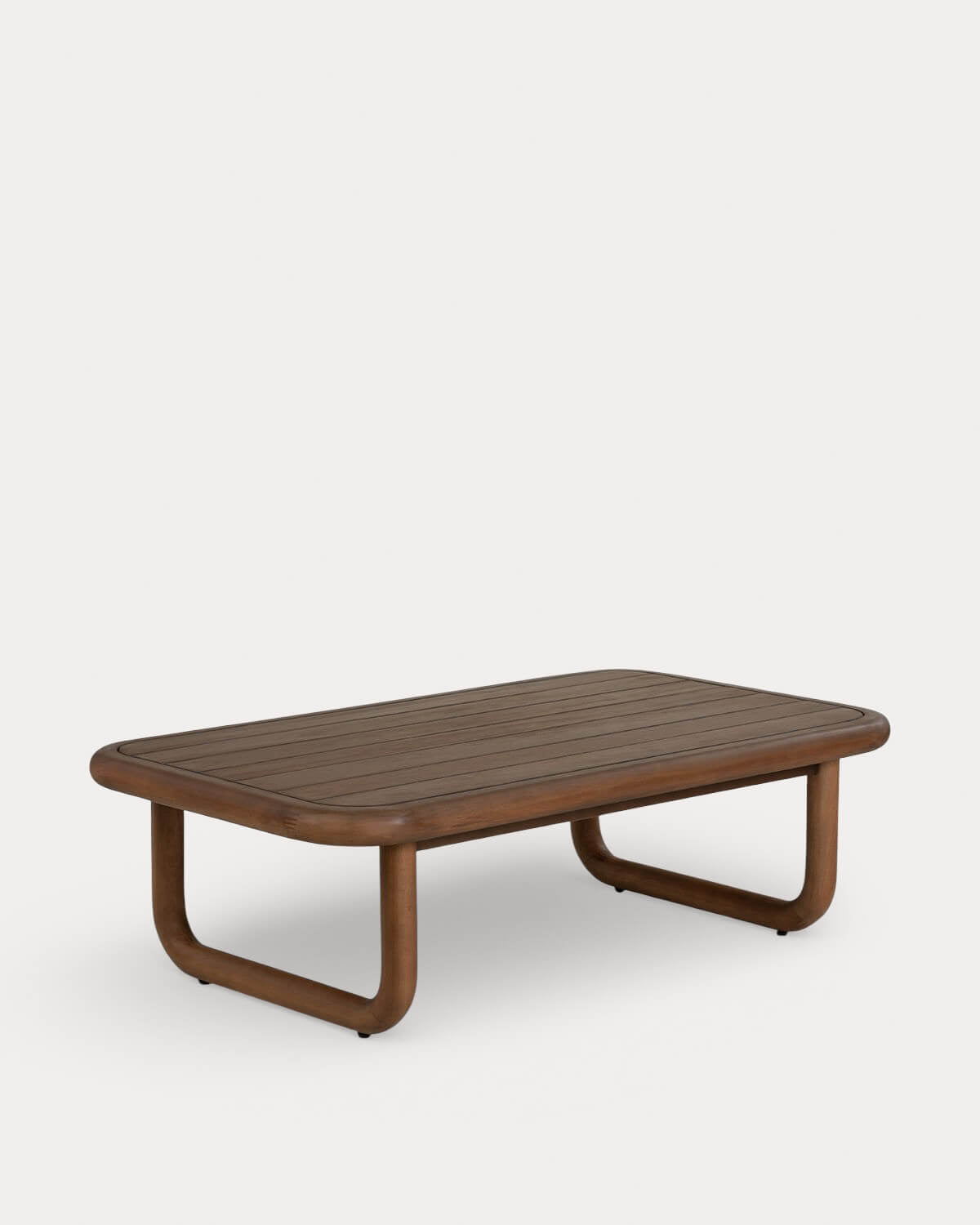 Elnes rectangular outdoor coffee table 110x65 cm in eucalyptus wood