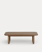 Elnes rectangular outdoor coffee table 110x65 cm in eucalyptus wood