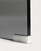 Rectangular coffee table 110x55 cm in tempered glass Endil