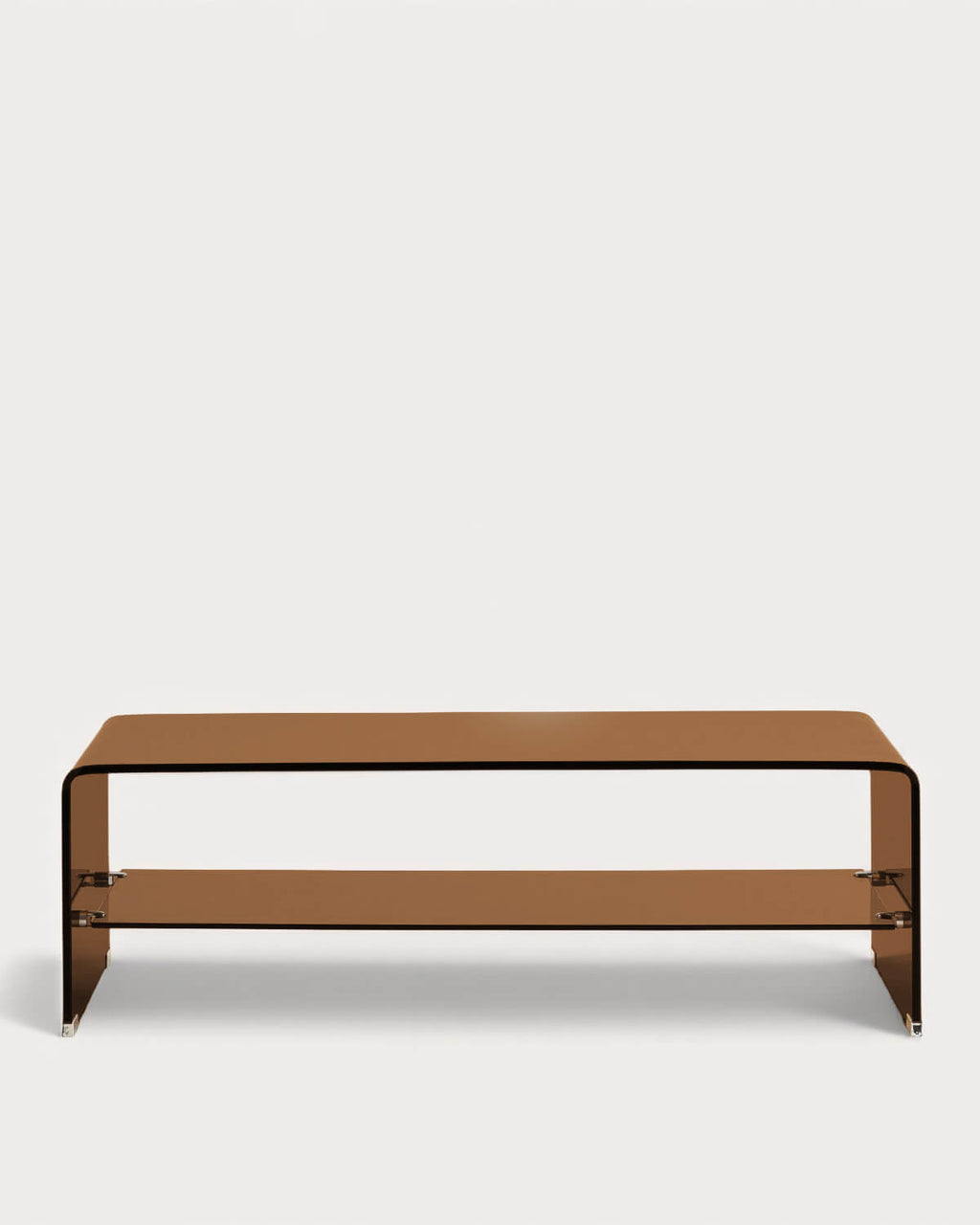 Rectangular coffee table 110x55 cm in tempered glass Endil