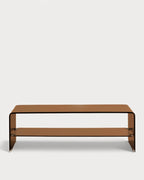 Rectangular coffee table 110x55 cm in tempered glass Endil