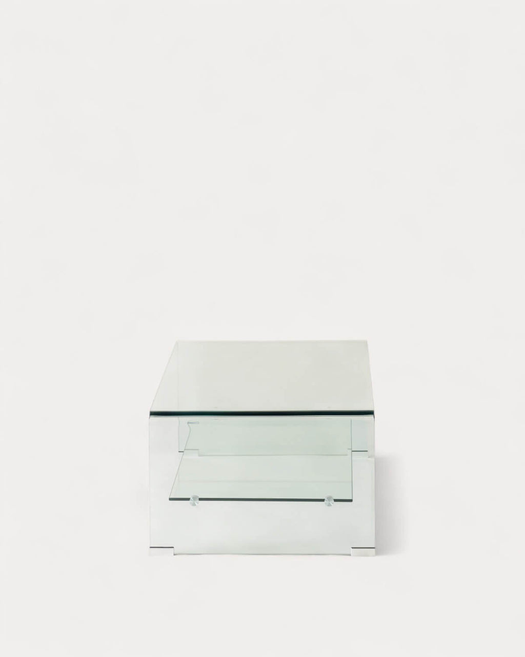 Rectangular coffee table 110x55 cm in tempered glass Endil