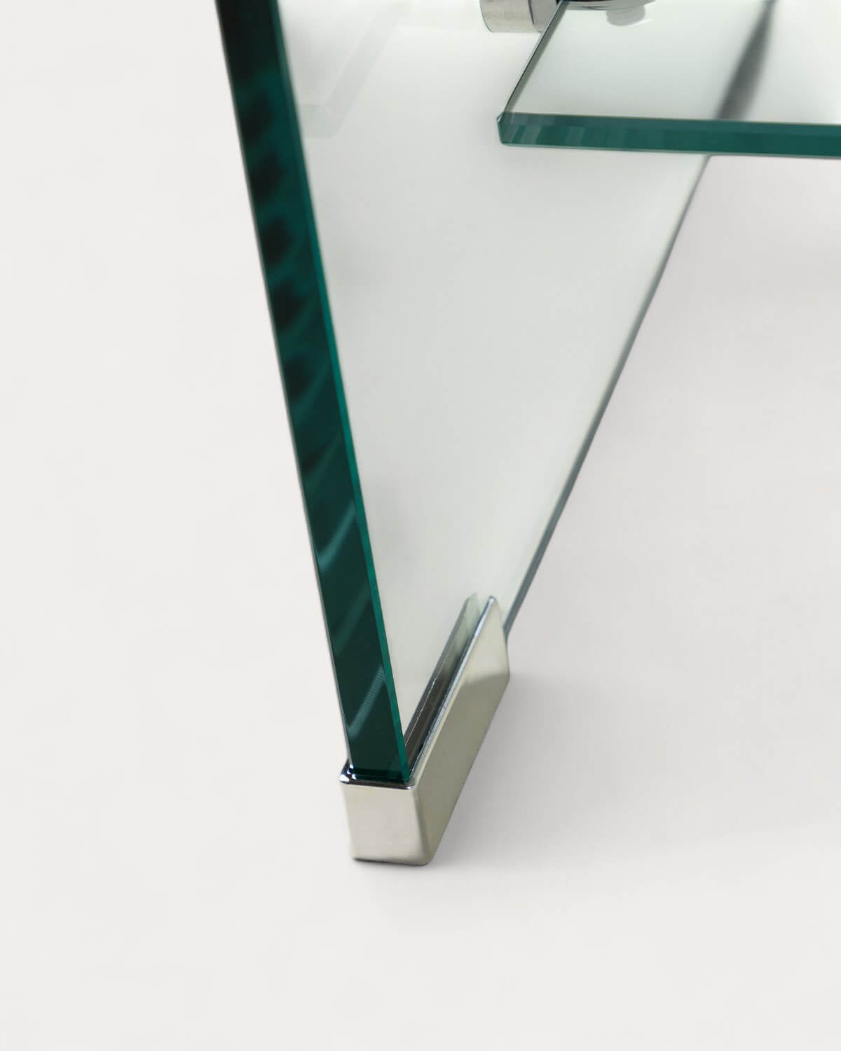 Rectangular coffee table 110x55 cm in tempered glass Endil
