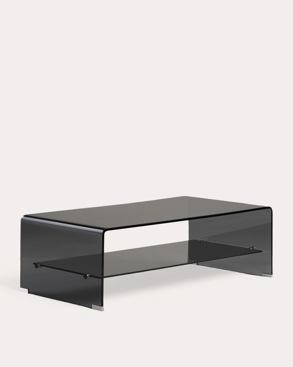 Rectangular coffee table 110x55 cm in tempered glass Endil