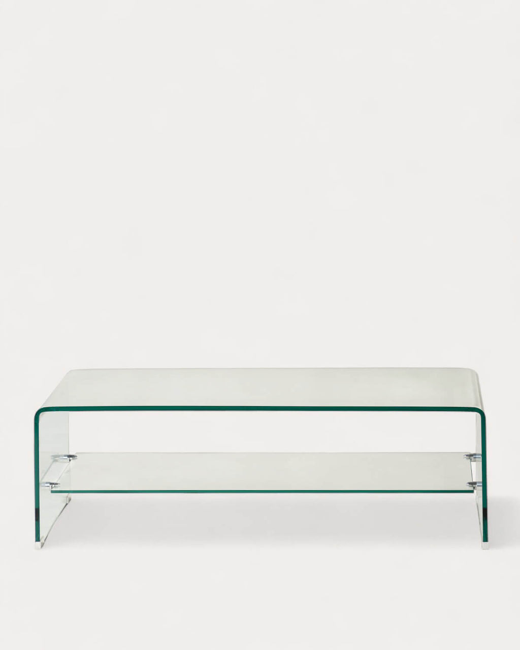 Rectangular coffee table 110x55 cm in tempered glass Endil