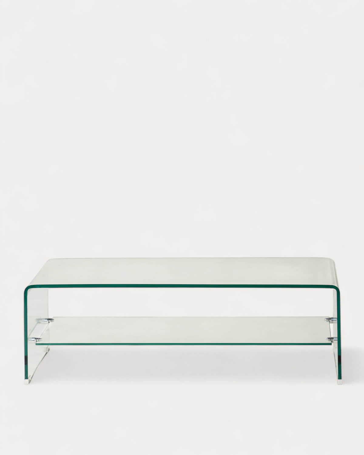 Rectangular coffee table 110x55 cm in tempered glass Endil