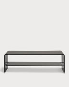 Rectangular coffee table 110x55 cm in tempered glass Endil
