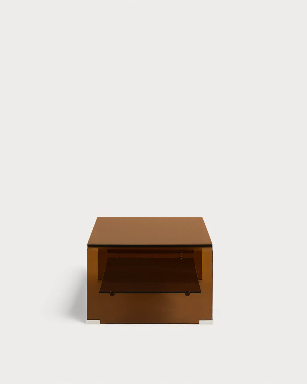 Rectangular coffee table 110x55 cm in tempered glass Endil