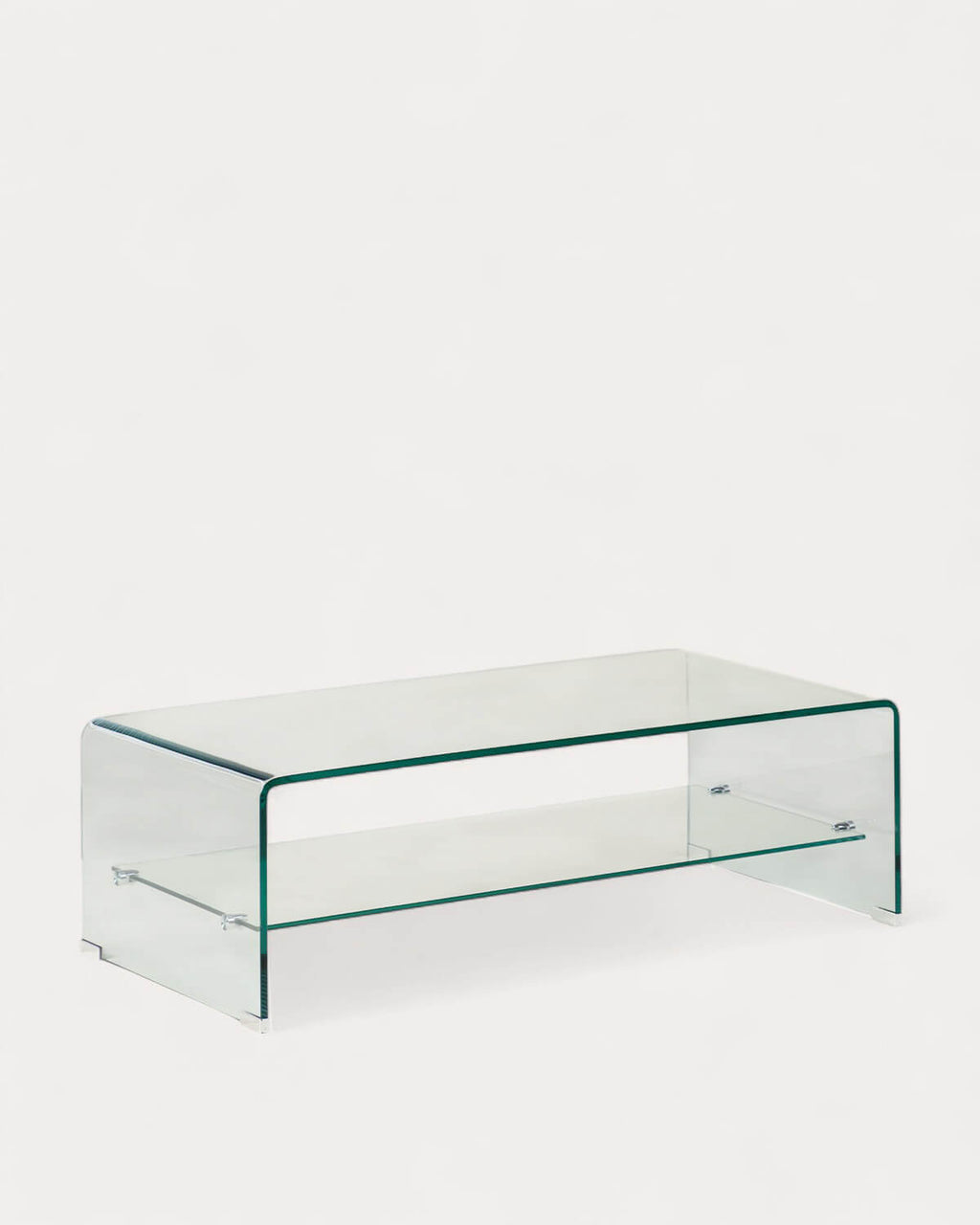 Rectangular coffee table 110x55 cm in tempered glass Endil