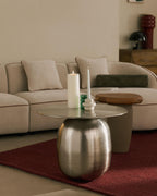 Saik round metal coffee table Ø66 cm