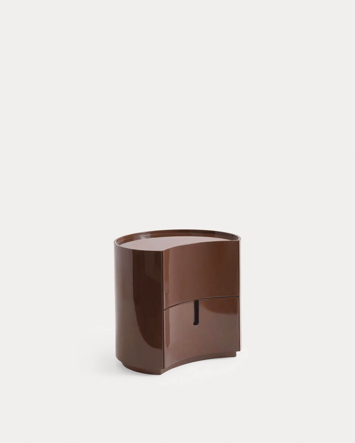 Karyna wooden side table with 2 drawers 50x42 cm