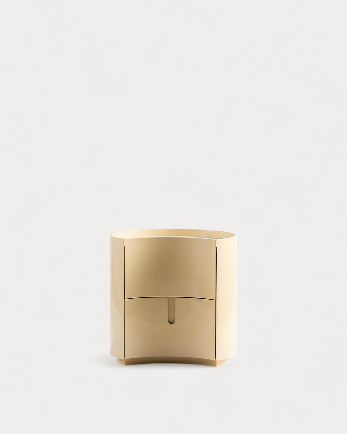 Karyna wooden side table with 2 drawers 50x42 cm