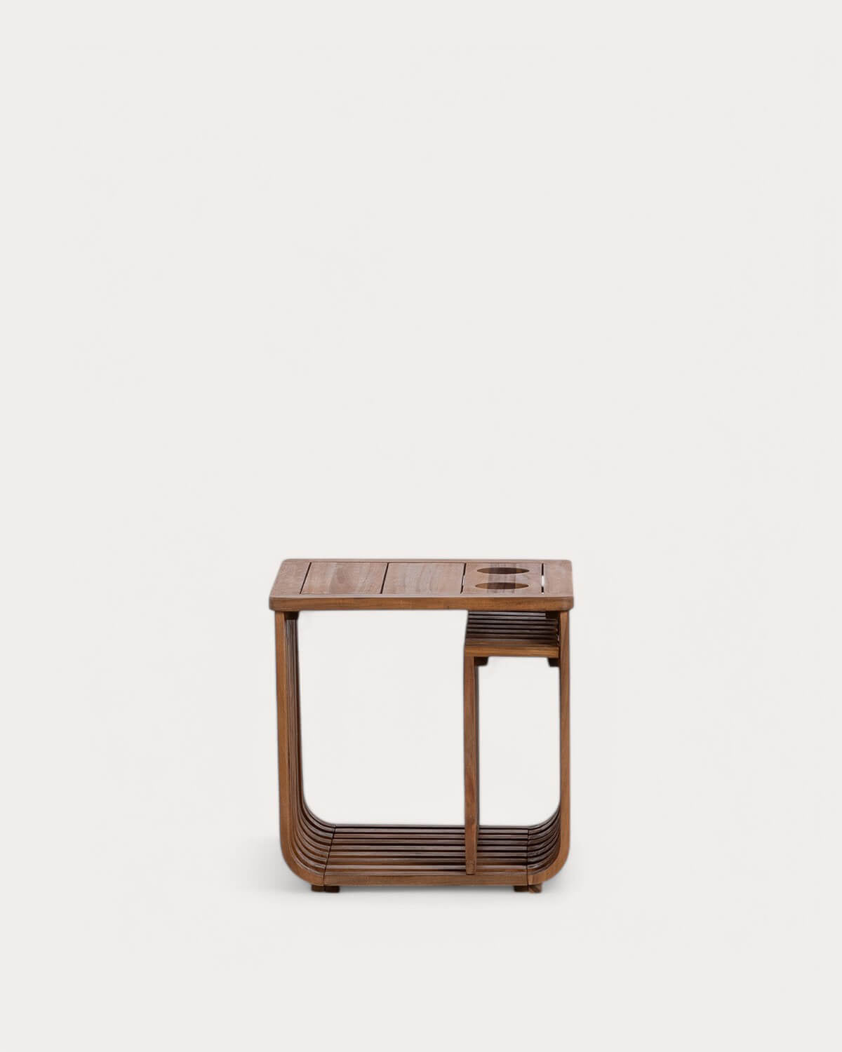 Hazan acacia wood outdoor side table 45x45 cm