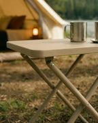 Bowye metal folding outdoor side table 50x50 cm