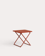 Bowye metal folding outdoor side table 50x50 cm