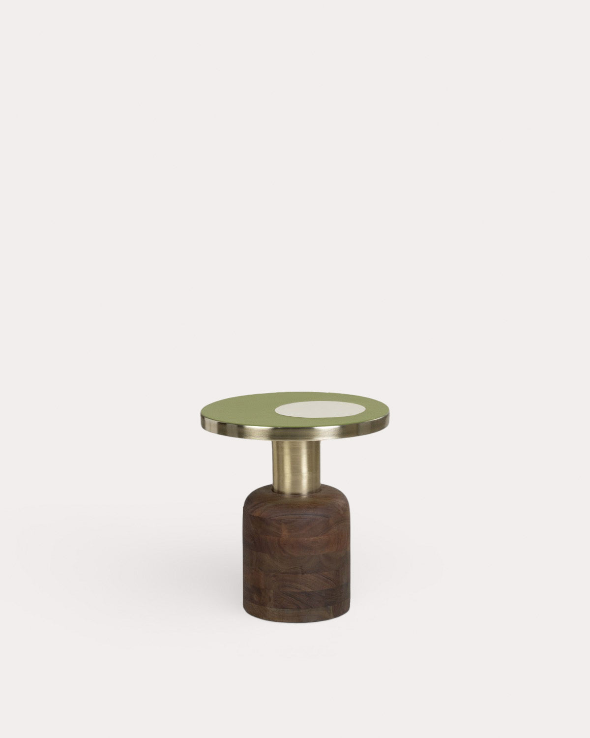 Round side table Ø40.5 cm in mango wood and metal Tillo
