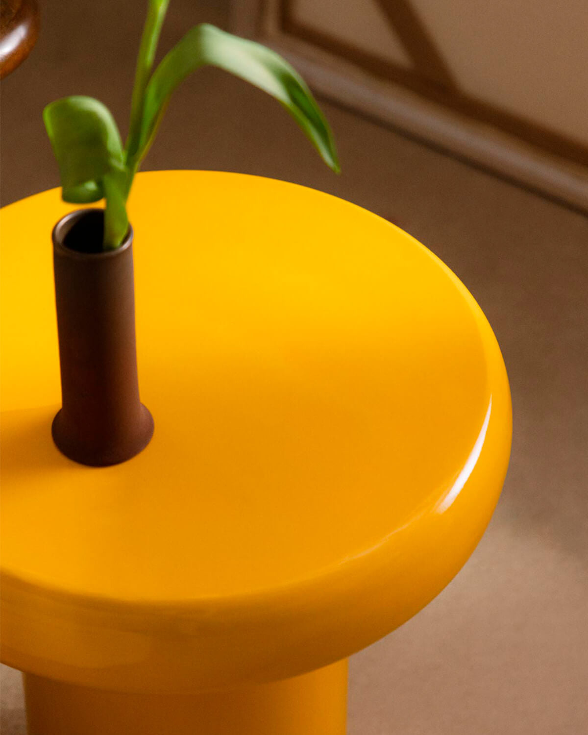Wario round metal side table Ø40 cm