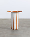 Gela round metal side table Ø40.7 cm