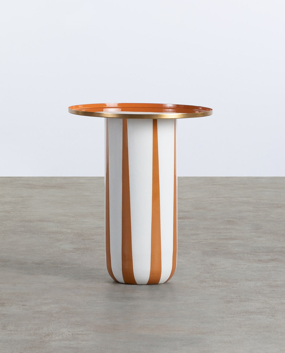 Gela round metal side table Ø40.7 cm