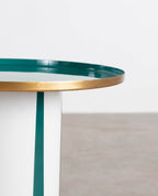 Gela round metal side table Ø40.7 cm