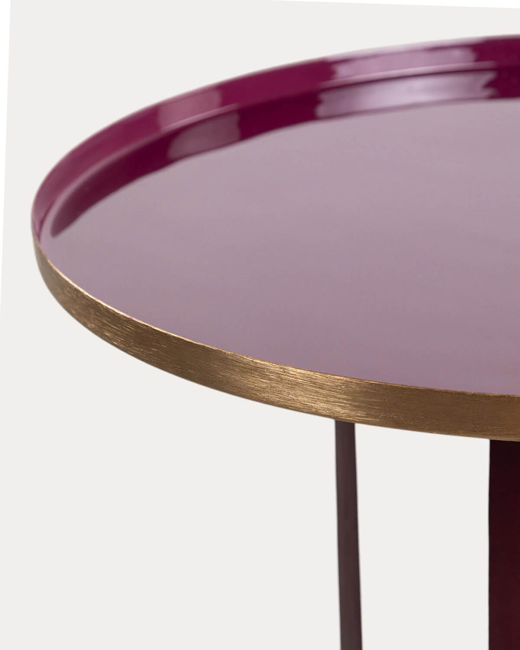 Gela round metal side table Ø40.7 cm