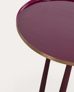 Gela round metal side table Ø40.7 cm