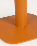 Zoilo square outdoor table 70x70 cm in metal