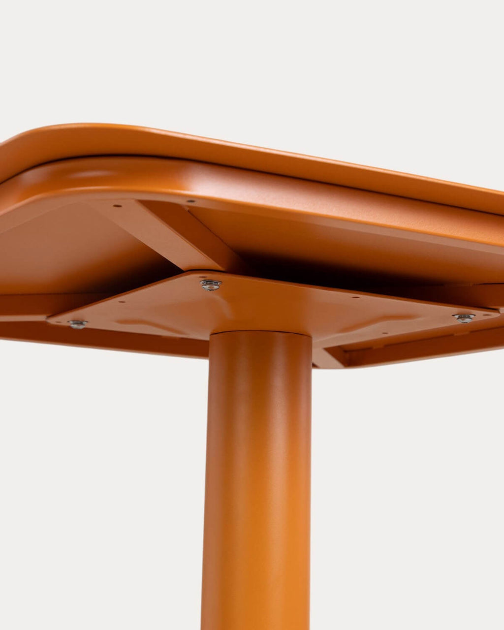 Zoilo square outdoor table 70x70 cm in metal