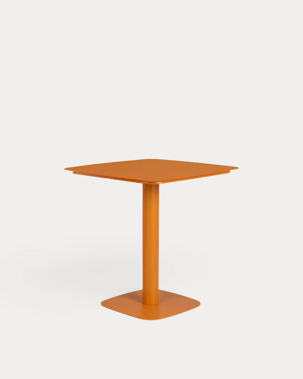Zoilo square outdoor table 70x70 cm in metal