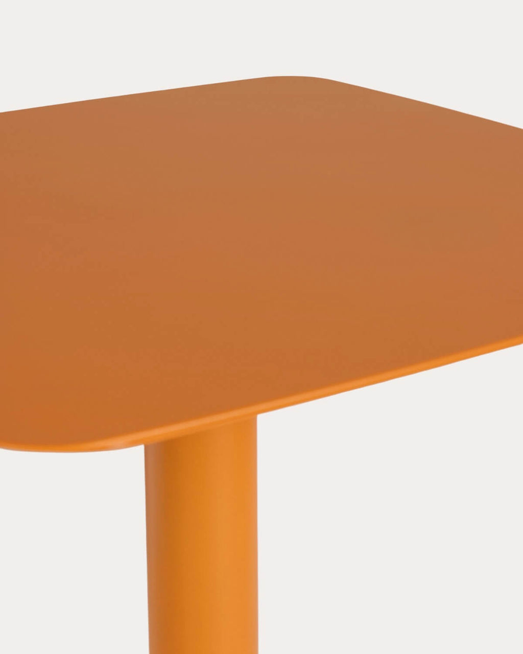 Zoilo square outdoor table 70x70 cm in metal