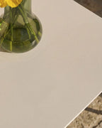 Zoilo square outdoor table 70x70 cm in metal