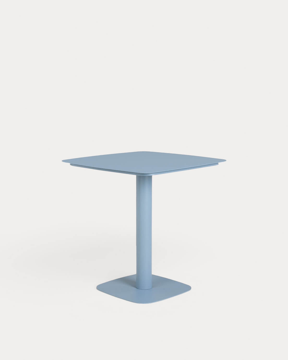 Zoilo square outdoor table 70x70 cm in metal
