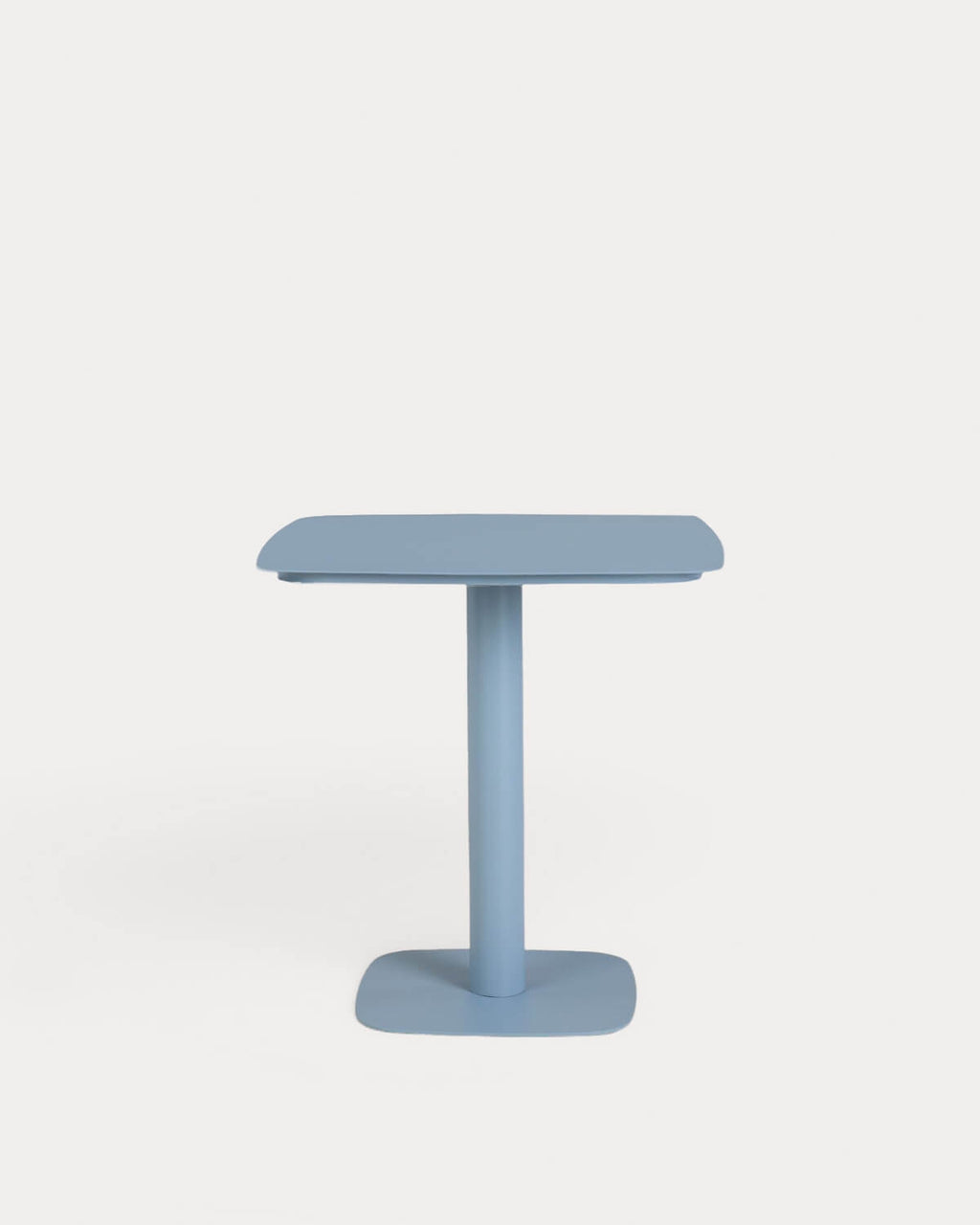 Zoilo square outdoor table 70x70 cm in metal
