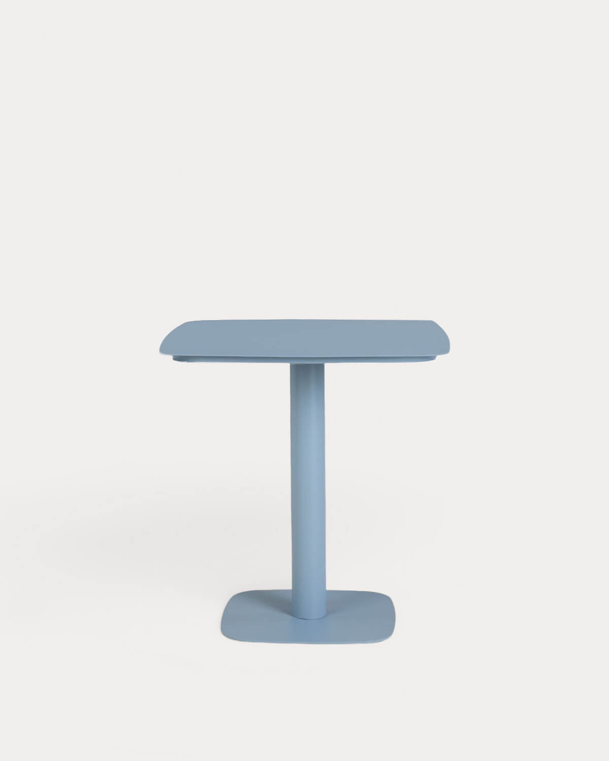 Zoilo square outdoor table 70x70 cm in metal