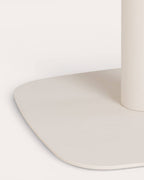 Zoilo square outdoor table 70x70 cm in metal